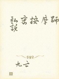 私密按摩师 小说封面