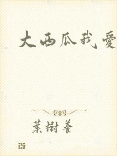 大西瓜我爱你封面
