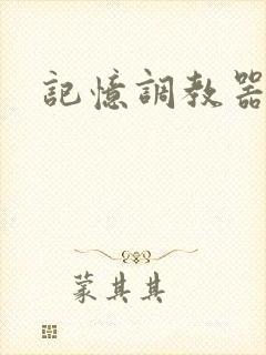 记忆调教器