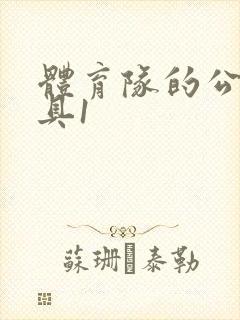 体育队的公用玩具1