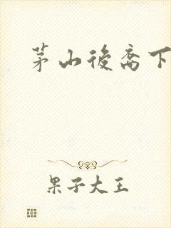 茅山后裔下载封面