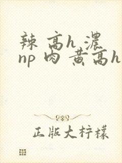 辣 高h 浓 np 肉 黄高h
