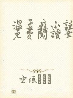 温柔瘾小说全文免费阅读笔趣阁