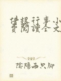 借根行事小说免费阅读全文在线阅笔趣无弹窗