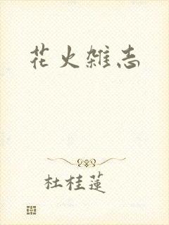 花火杂志封面