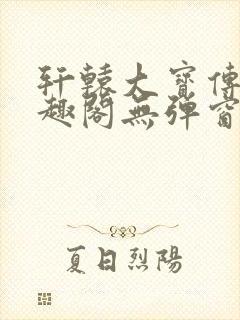 轩辕大宝传奇笔趣阁无弹窗