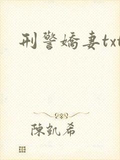 刑警娇妻txt