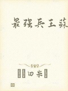 最强兵王苏锐