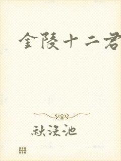 金陵十二君封面