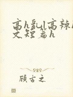 高h乱l高辣h文短篇h封面