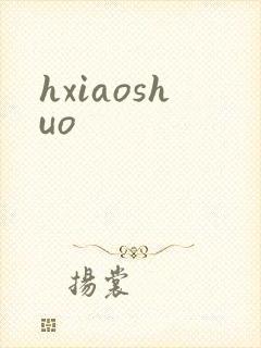 hxiaoshuo封面