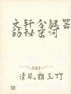 文轩分腿器河马的秘密河