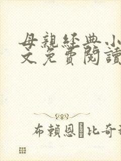母亲经典小说全文免费阅读