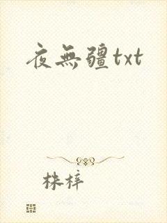 夜无疆txt封面