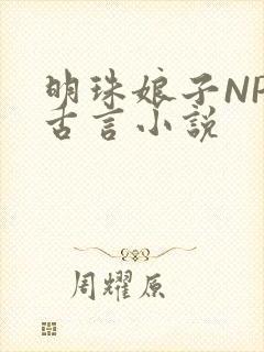 明珠娘子NPC古言小说