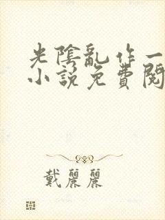 光阴乱作一团的小说免费阅读