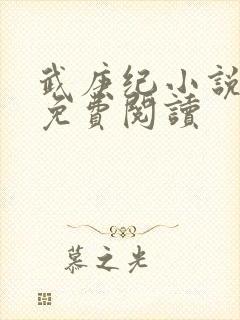 武庚纪小说全文免费阅读封面