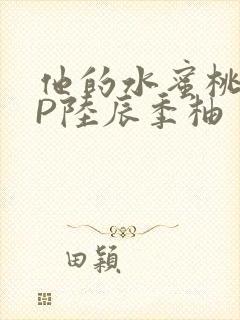 他的水蜜桃POP陆辰季柚封面