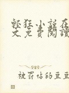轻狂小说在线全文免费阅读