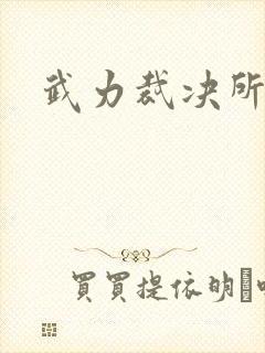武力裁决所