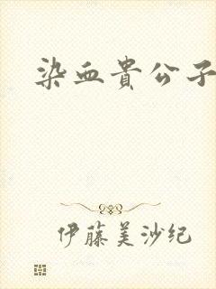 染血贵公子封面