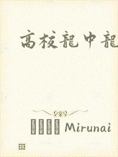 高校龙中龙封面