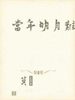 当年明月难寻