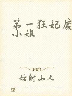 第一狂妃废柴三小姐封面