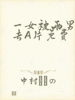 一女被两男桶进去A片免费封面