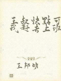 王叔快点可以吗我赶去上班封面