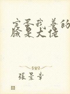 完蛋我养的小白脸是大佬