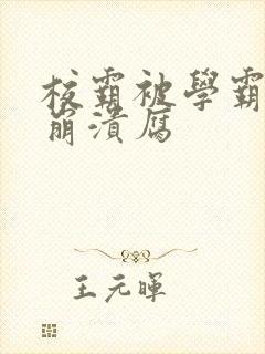 校霸被学霸玩到崩溃腐