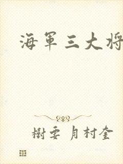 海军三大将