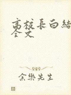高校长白结小说全文