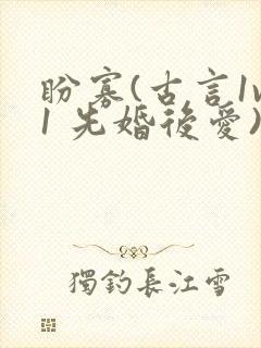 盼寡(古言1v1 先婚后爱)荔枝好多