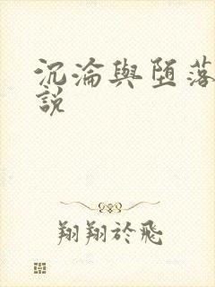 沉沦与堕落的小说