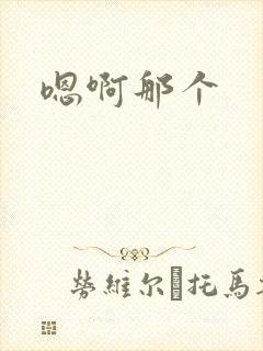 嗯啊那个
