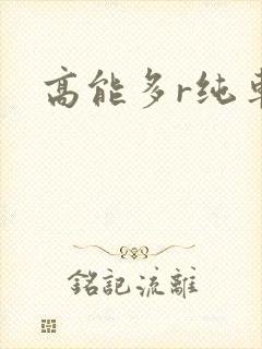 高能多r纯车封面