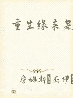 重生缘来是你