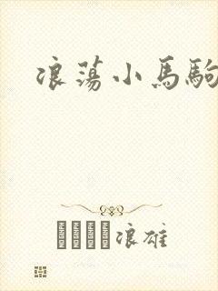 浪荡小马驹封面