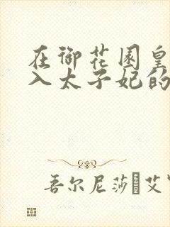 在御花园皇上进入太子妃的小说