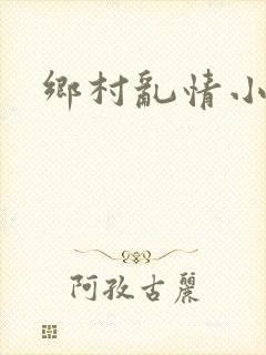 乡村乱情小说