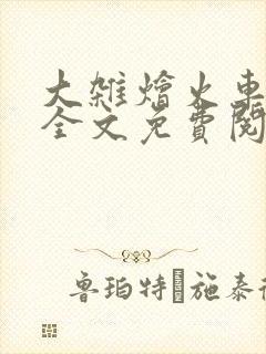 大杂烩火车小说全文免费阅读