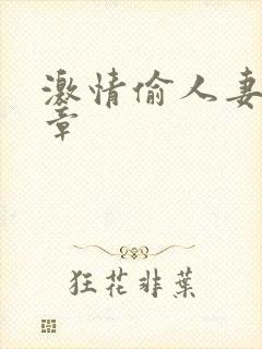 激情偷人妻30章
