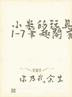 小米的玩具日记1-7笔趣阁有声