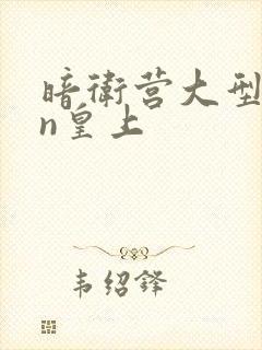 暗卫营大型hpn皇上封面