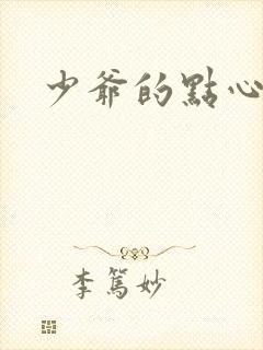 少爷的点心