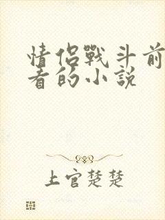 情侣战斗前适合看的小说
