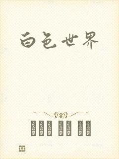 白色世界封面