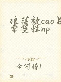 浪荡被cao日常双性np
